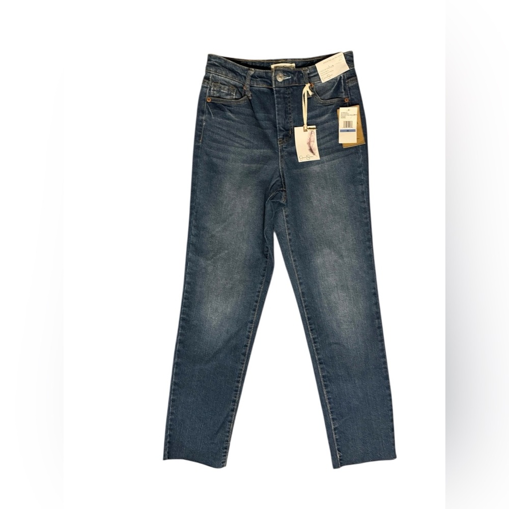 Jessica Simpson Spotlight high-rise slim straight jeans, new with tag size 25 - Picture 2 of 8